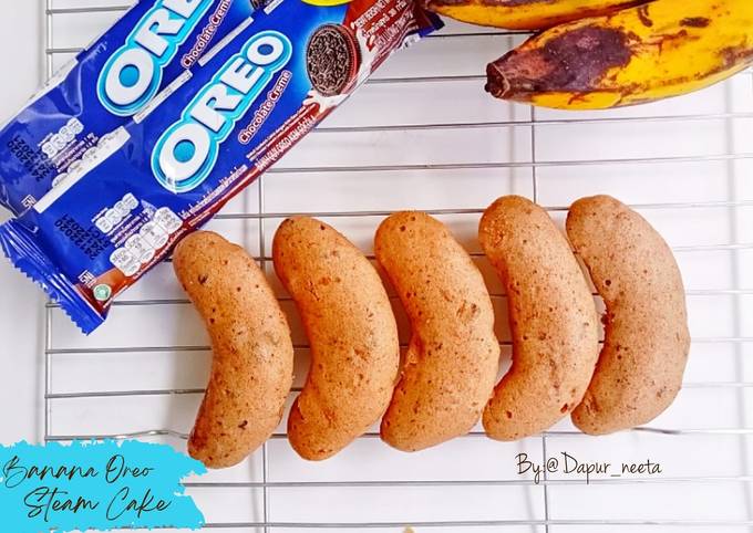 Banana Oreo Steam Cake