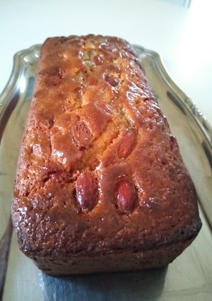 Une photo de Cake amandes miel et fleur d'oranger