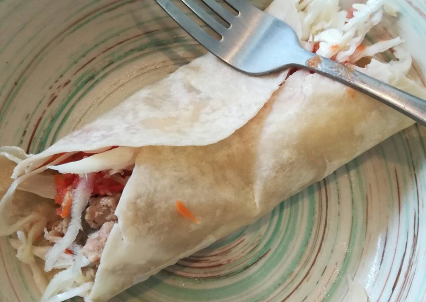 Wrap de carne a mi manera