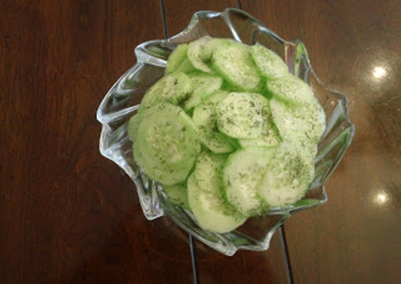 Ensalada sueca de pepinos  ©