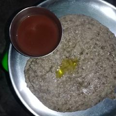 A picture of Bajra khichdi.
