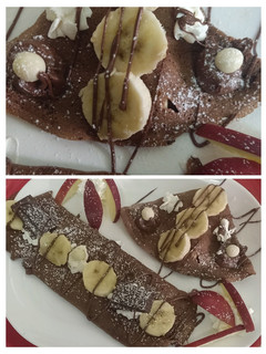 صورة لوصفة لي كراب بذوق شوكولاتة 😋🍌😋