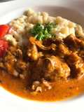 Hungarian-Style Chicken Stew with Paprika and Yogurt