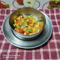 A picture of Baingan bhartha.