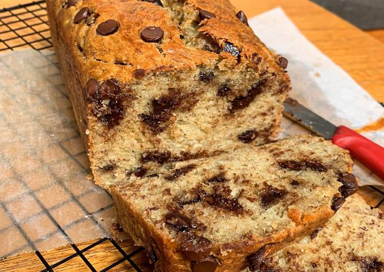 Resep Choco Chip Banana Bread Anti Gagal