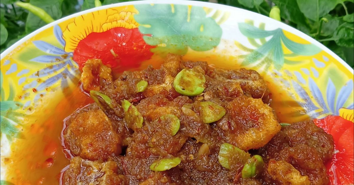 1278. Sambal Goreng Pete Kerupuk Kulit Sapi