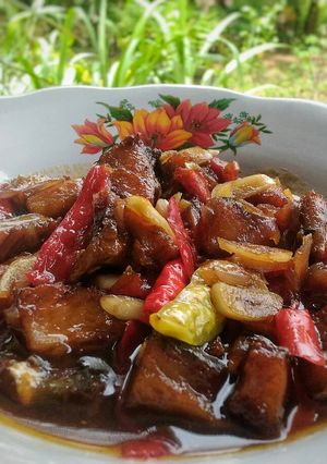 Foto resep Ikan Asin Telang Asam Manis