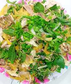 gỏi gà hoa chuối