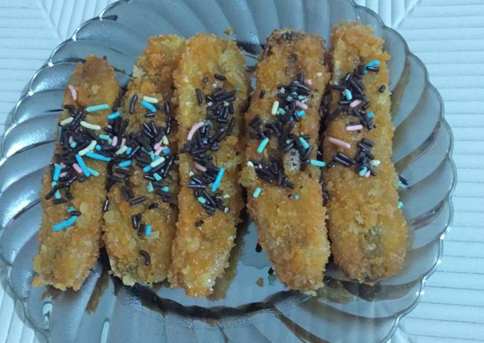 Pisang goreng tepung panir