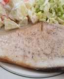 Albacora a la plancha con sazón de janny