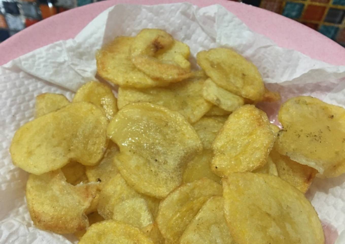 Keripik kentang kering