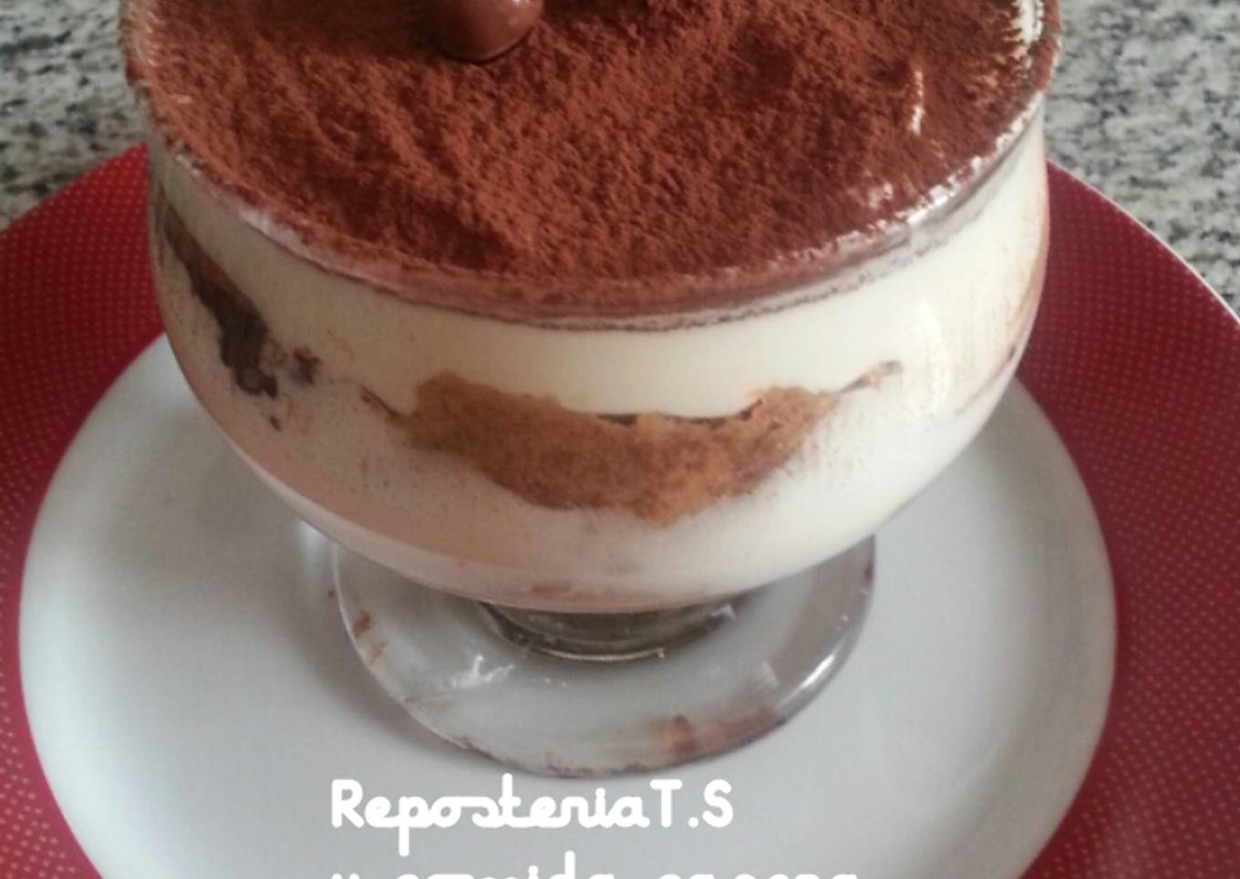 Copas de tiramisú