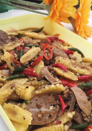 Foto resep Tumis Jagung Muda Lada Hitam
