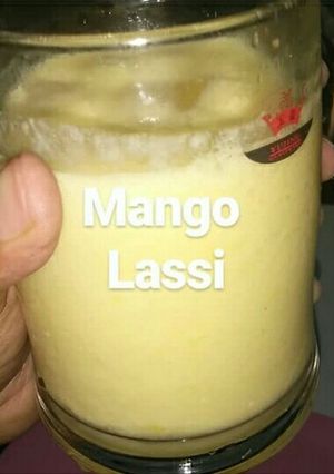 A picture of Mango lassi.