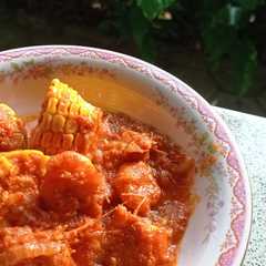A picture of Udang Jagung Manis Saus Padang.