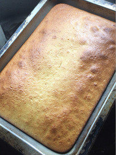 Una foto de Torta de durazno 🍑 licuada
