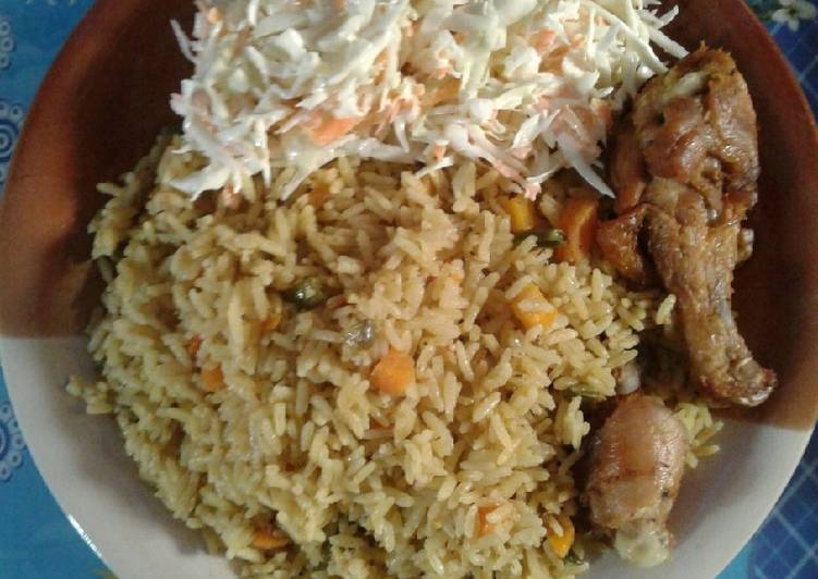 Simple Way to Make Perfect Fried rice with chicken