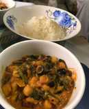 Curry de garbanzos