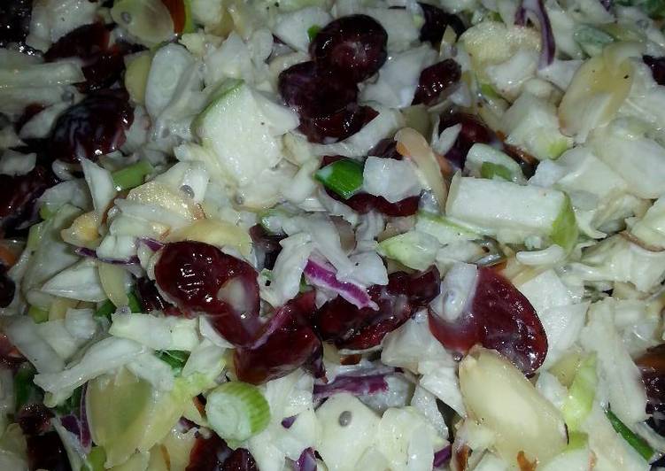 Steps to Prepare Ultimate Apple Cranberry Cole Slaw
