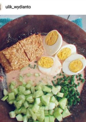 Foto resep Pencok santan telur dan tempe