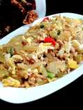 ผักกาดดองกระป๋องผัดหมูสับใส่ไข่ Pad Pak Gad Dong Moo Sab Sai Kai