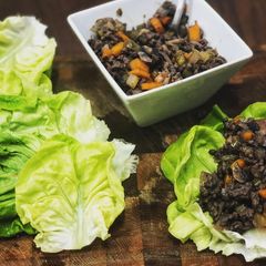 A picture of Healthy Mince Wraps.
