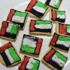 A picture of Royal icing cookies.