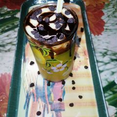 A picture of Mango chocolate smoothie.