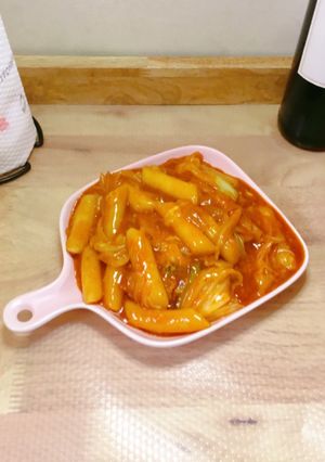 韓式起司辣炒年糕 的食譜成品照片