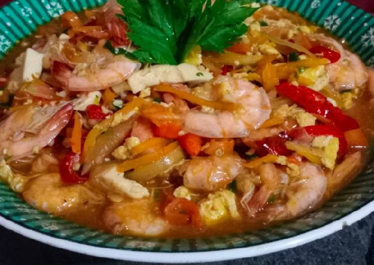 Resep Tumis Udang Asam Manis Anti Gagal