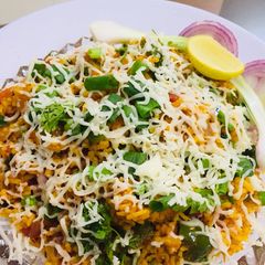A picture of Cheese Tawa Pullav.