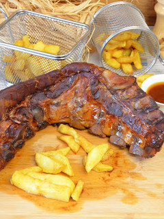 Una foto de Costilla barbacoa (Crock Pot)