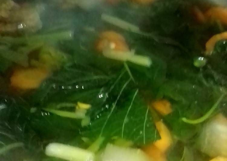 Resep Sayur bening bayam jagung manis yang sempurna