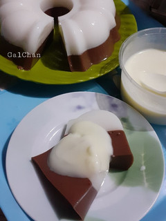 Foto resep Puding Vanila Coklat
