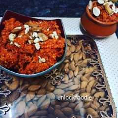 A picture of Gajar Ka Halwa.