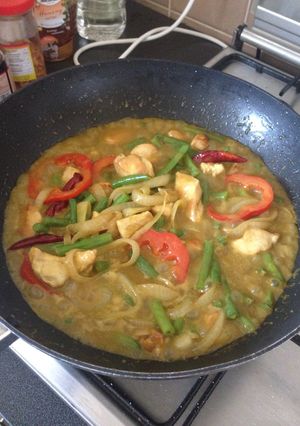 Foto resep Thai Green Curry Chicken