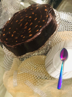 A picture of Zebra Marble Cake.