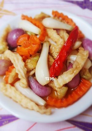 Hình của món DƯA món (Rau củ quả ngâm mắm đường).