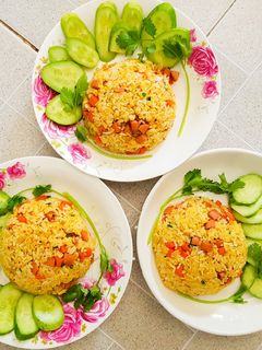 Hình của món Cơm chiên trứng.
