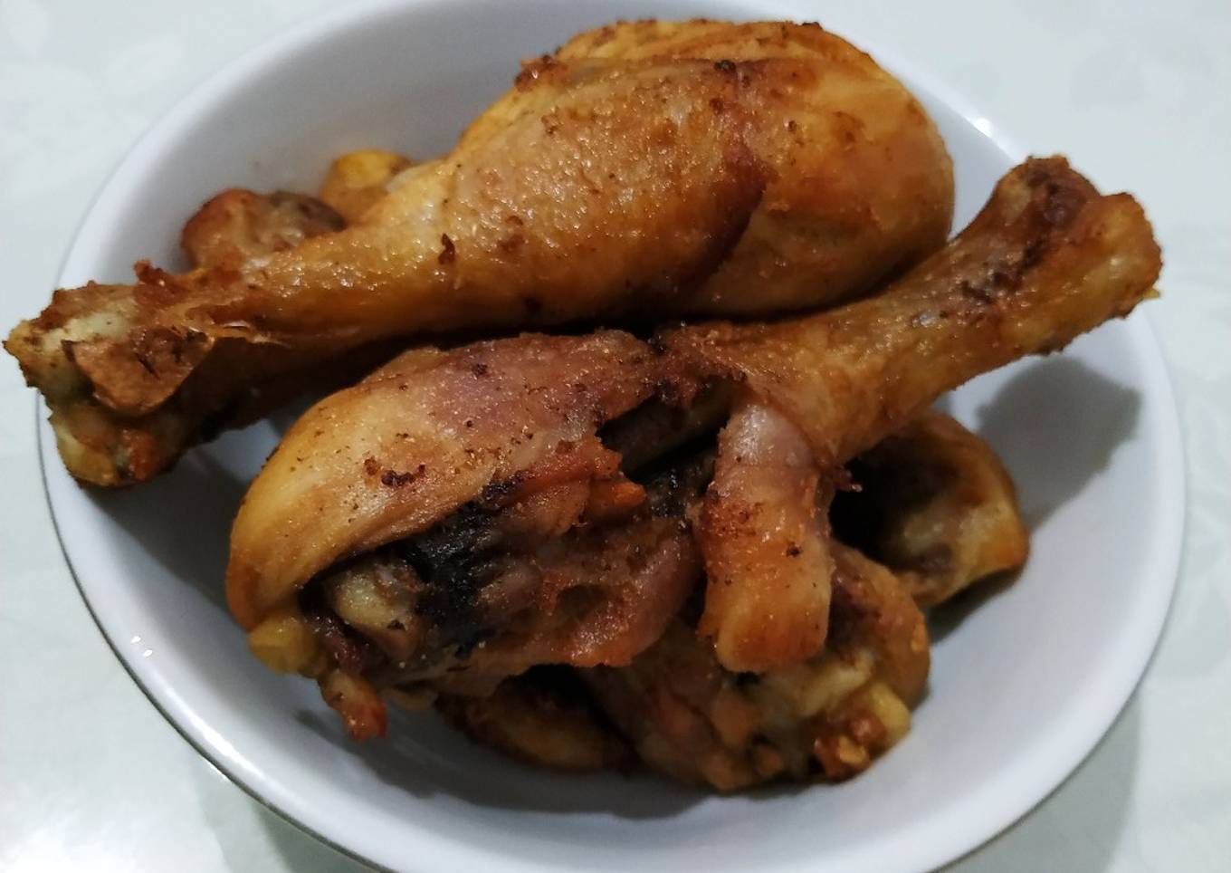 Ayam goreng asin (super minimalis)