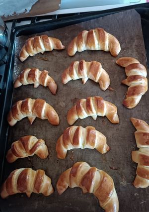 Vajas kifli recept fotója