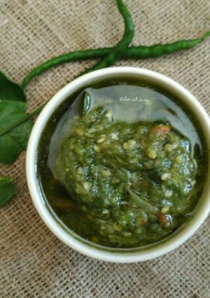 Foto resep sambal ijo enak ala rumah makan padang