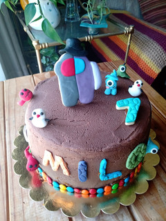 Una foto de Buttercream de chocolate semi amargo