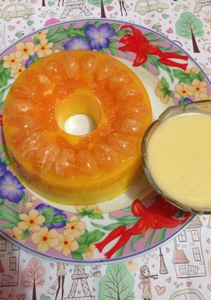 Foto resep Puding Busa Nutrisari Jeruk Peras