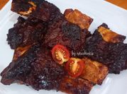 Gambar daging iga sapi bakar teflon