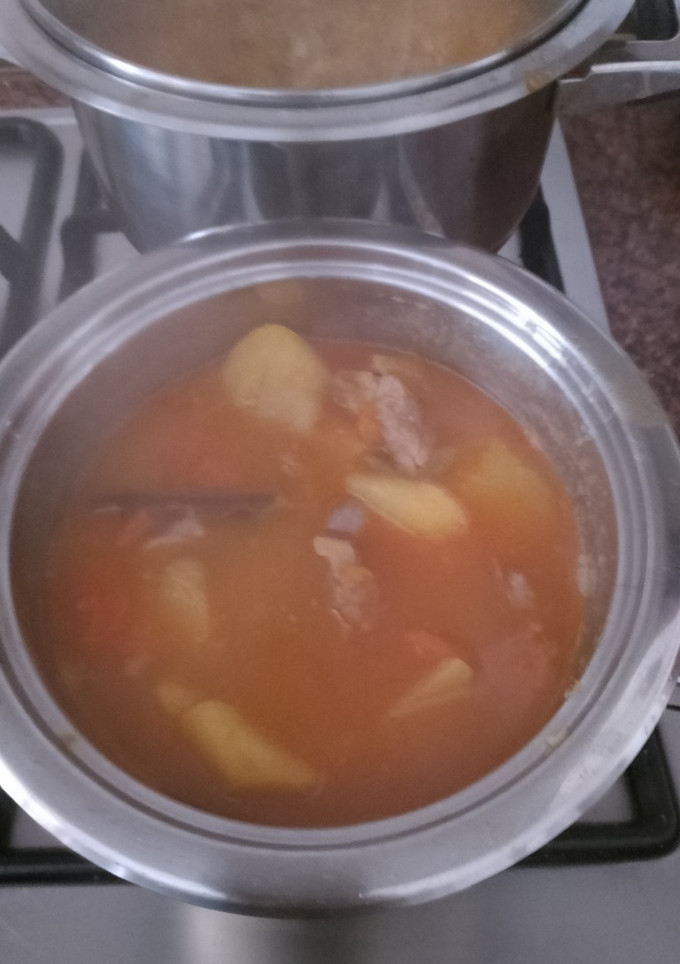 Una foto de Guiso de chuletas de aguja