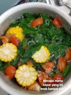 Foto resep Sayur Bayam Bening Jagung Manis