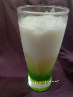 Foto resep Es Melon Yakult