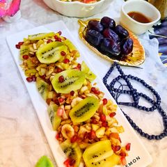 Kiwi Fruit chaat A picture of Kiwi Fruit chaat.