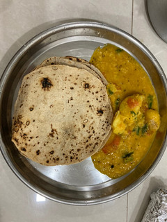 A picture of Dal (Sambar Type) for Roti.